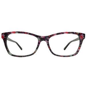 Bebe Rosy BB5118 001 Jet Black Floral Authentic Eyeglasses Frames 55-17-140